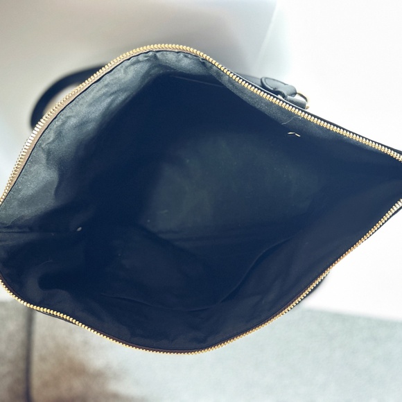 Coach Gallery Tote Signature Brown Black with over the Shoulder Straps - Picture 5 of 8